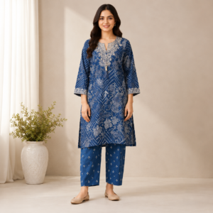 Embroidered 2 Piece Summer Suit for Women | Elegant Ladies Collection