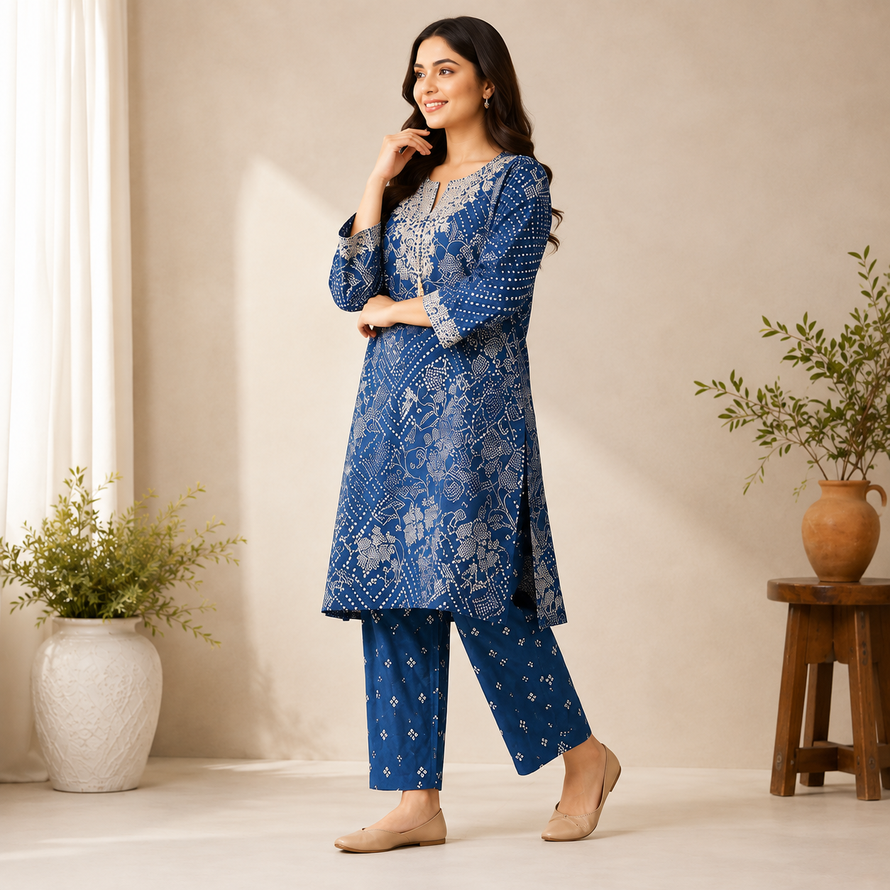 Embroidered 2 Piece Summer Suit for Women | Elegant Ladies Collection - Image 2