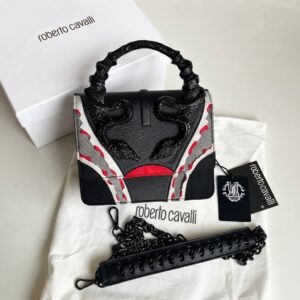 Embellished Snake Design Handbag